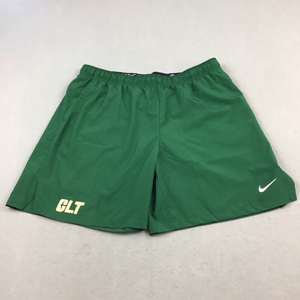 UNC Charlotte 49ers Shorts Men 3XL Green Nike Team Issued NCAA Basketball XXXL